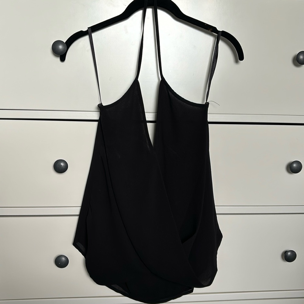Black halter top